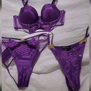 Honey Birdette TAMARA Purple set 32D